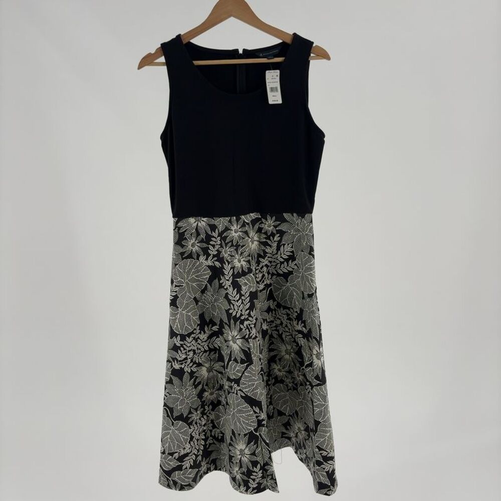 Brooks Brothers Printed Midi Dress